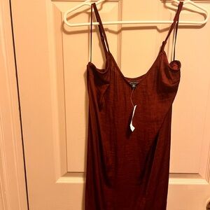 Kendall & Kylie Maroon Dress